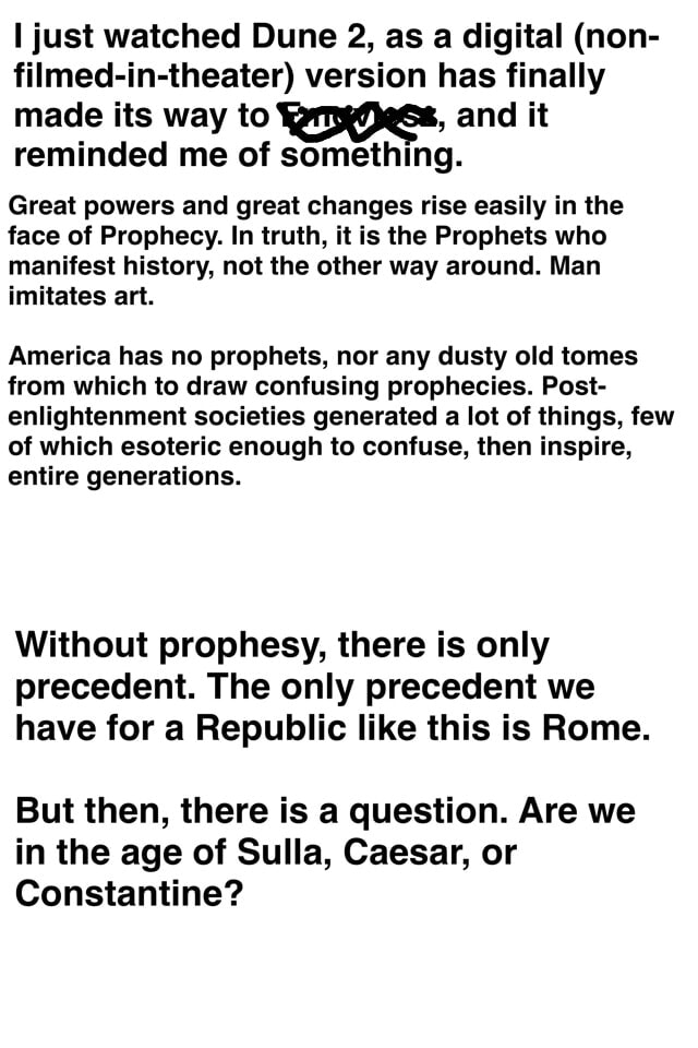 I just watched Dune 2, as a digital (non filmedintheater) version