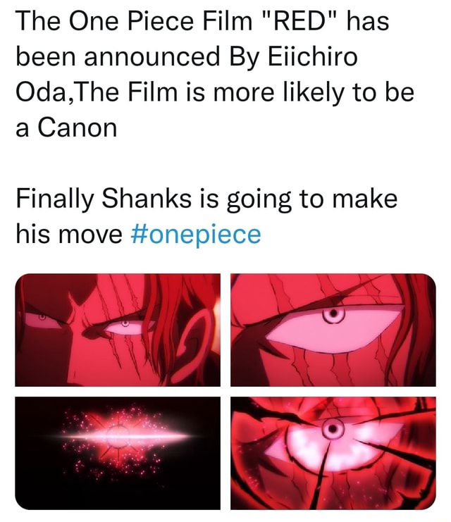 Is One Piece Film: Red Canon?