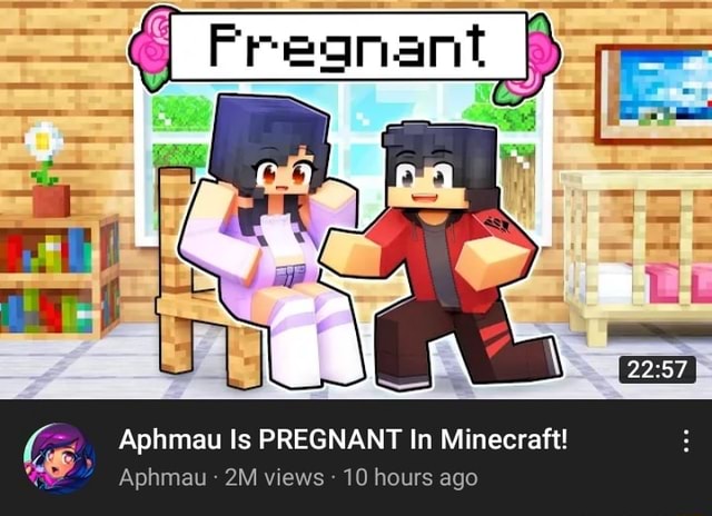 Aphmau Is Pregnant In Minecraft Aphmau Views 10 Hours Ago Ifunny 1646