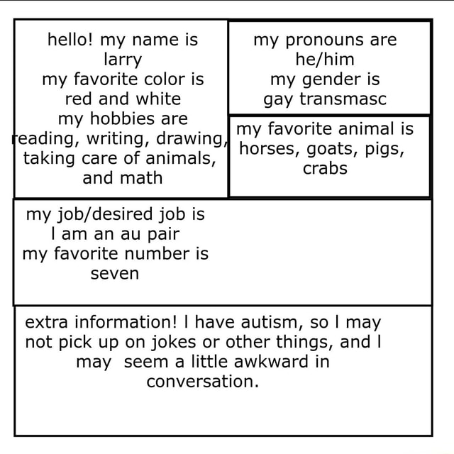 hello-my-name-is-my-pronouns-are-larry-my-favorite-color-is-my-gender-is-red-and-white-gay