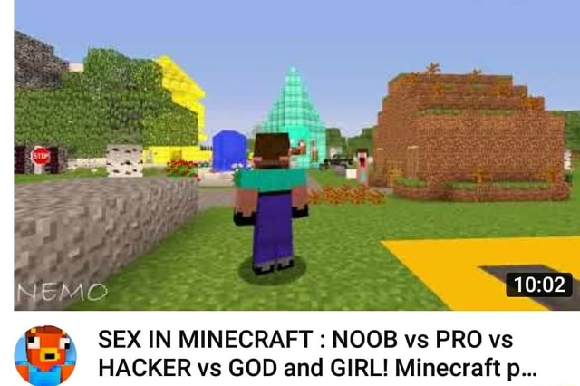 Memo Sex In Minecraft Noob Vs Pro Vs Hacker Vs God And Girl