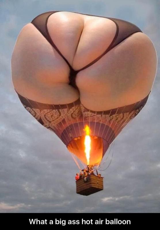 Big Butt Hot Air Balloon