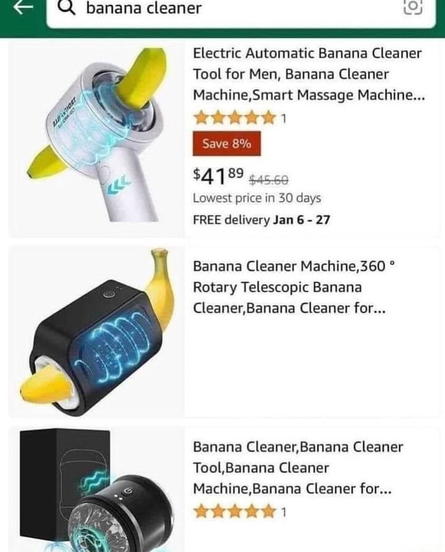 Banana Cleaner Electric Automatic Banana Cleaner Tool For Men Banana Cleaner Machine Smart