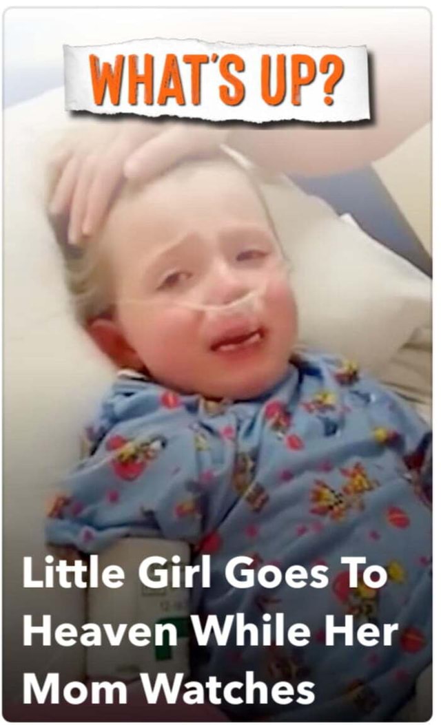 WHAT S UP? Little Girl Goes To Heaven While Her Mom Watches iFunny