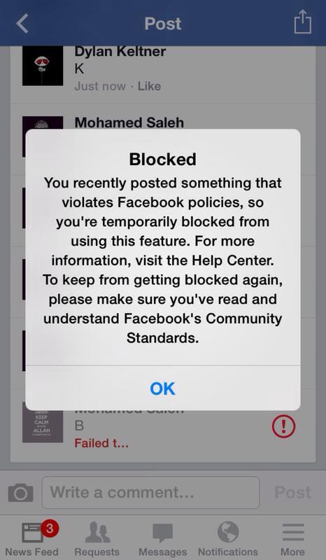 From temporarily blocked feature using re this you facebook 3 Ways