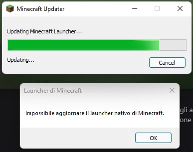 minecraft an update to your launcher is available