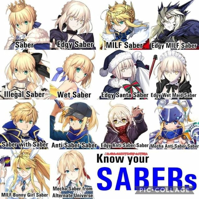 Know Your Collage An Alls I 4 Milf Bunny Girl Saber Alternateuniverse