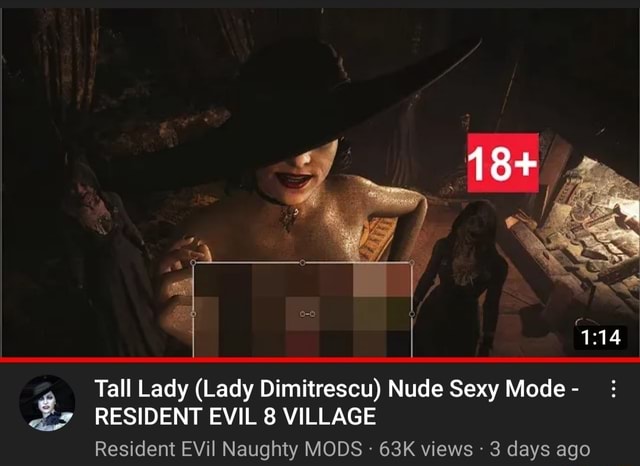 een paar ziekte puberteit 18+ Tall Lady (Lady Dimitrescu) Nude Sexy Mode - RESIDENT EVIL 8 VILLAGE  Resident EVil Naughty MODS views 3 days ago - )
