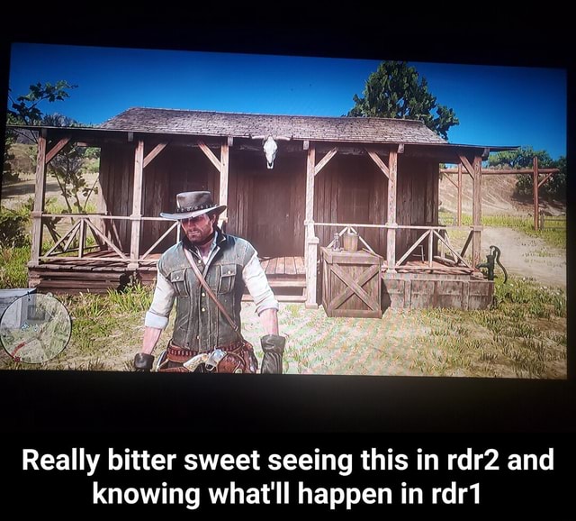 Really bitter sweet seeing this in rdr2 and knowing what'll happen in