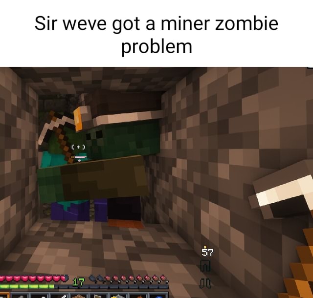 Sir weve got a miner zombie problem - iFunny
