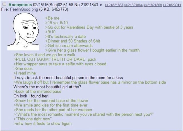 Thought I’d post a couple wholesome greentexts, considering the recent