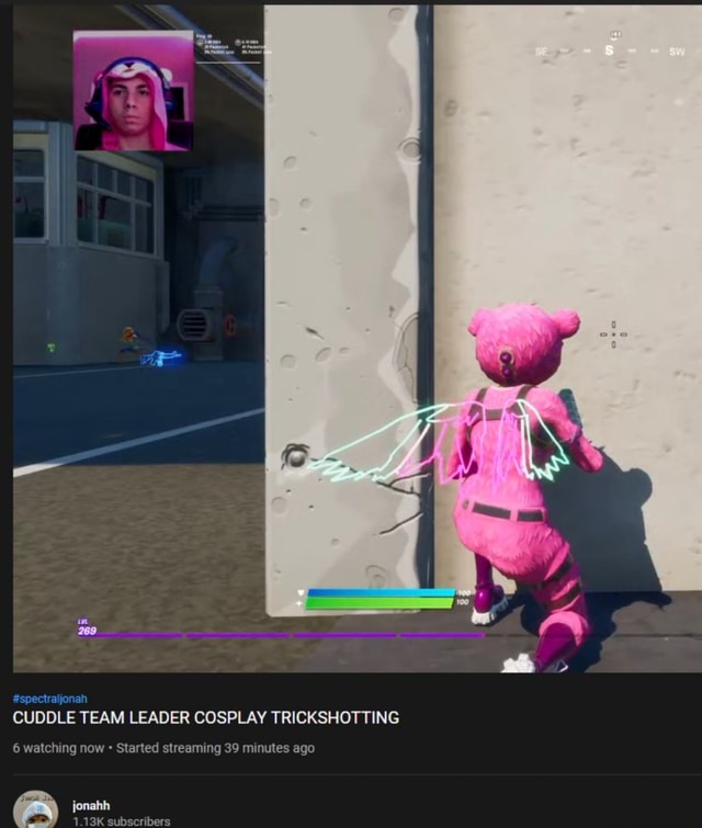 CUDDLE TEAM LEADER COSPLAY TRICKSHOTTING - iFunny