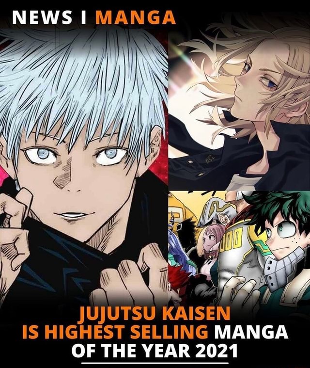 NEWS MANGA JUJUTSU KAISEN IS HIGHEST SELLING MANGA OF THE YEAR 2021 ...