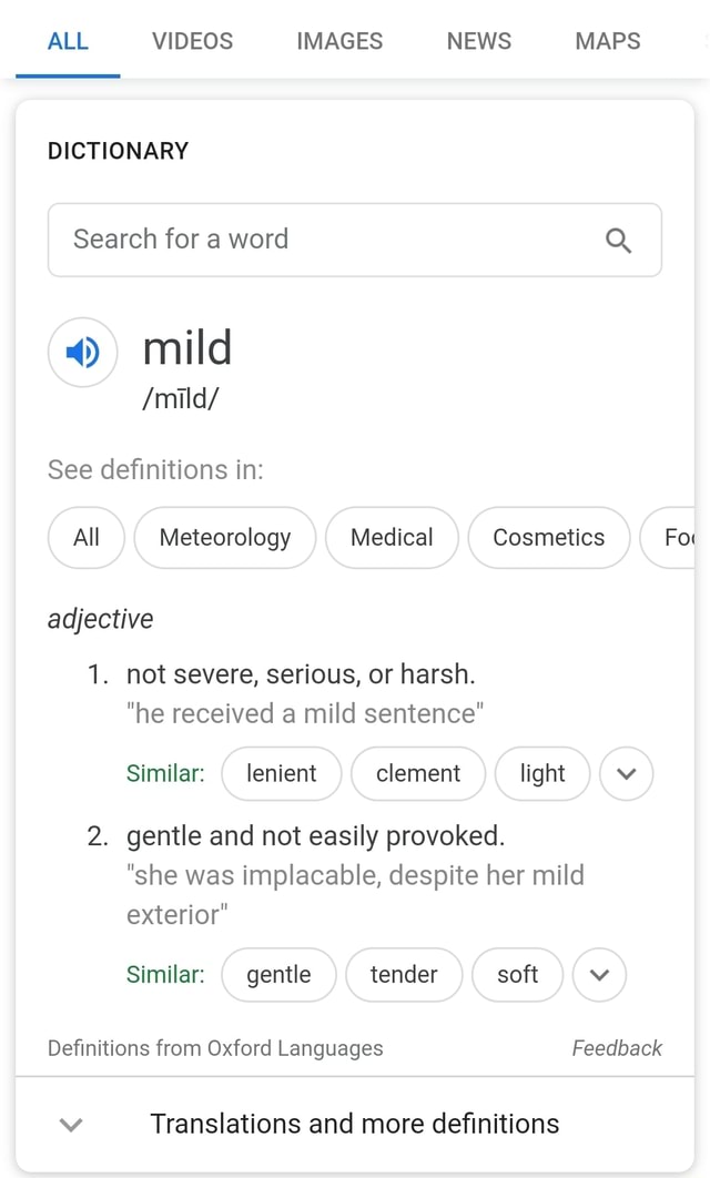 all-videos-images-news-maps-dictionary-search-for-a-word-q-4-mild-see-definitions-in-all