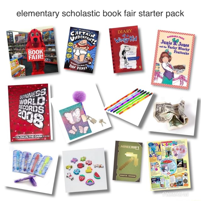 Elementary scholastic book fair starter pack - iFunny