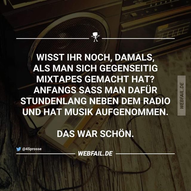 Eine nette Erinnerung. 😊 WISST IHR NOCH, DAMALS, ALS MAN SICH