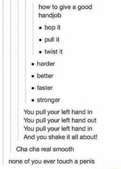 Awesome How To Give A Good Handjob Bop It Pull It Twist It Harder