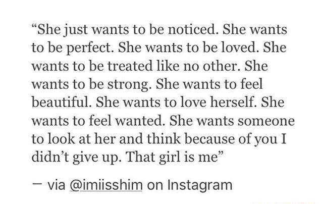 Be to just she loved wants She Just