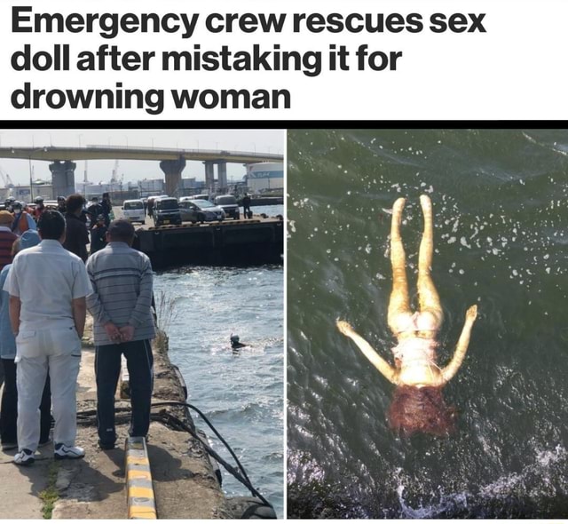 Emergency Crew Rescues Sex Doll After Mistaking It For Drowning Woman