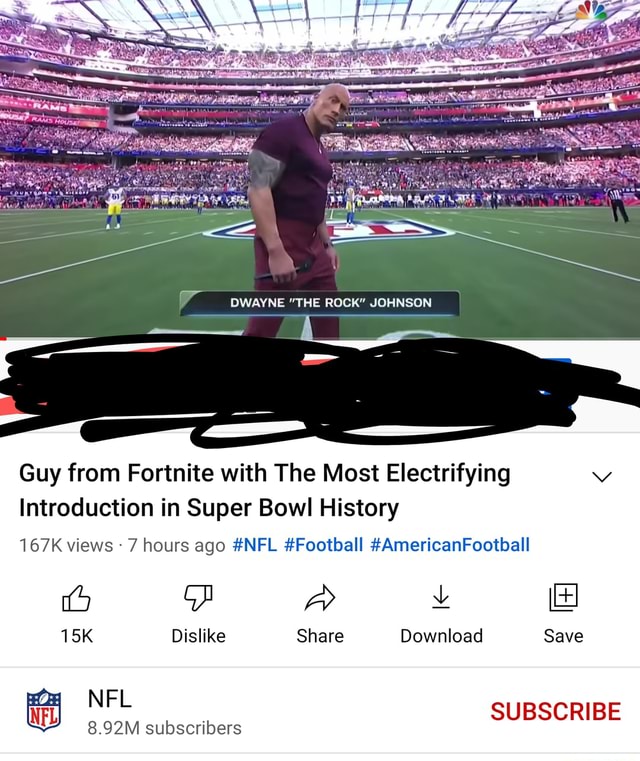 The Rock's Intro Is On   As 'The Guy From Fortnite'