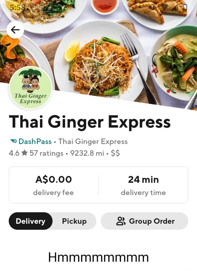 Thai Ginger Express Thai Ginger Express DashPass Thai Ginger Express 4.