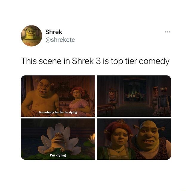 Shrek This Scene In Shrek 3 Is Top Tier Comedy I'm Dying - Ifunny