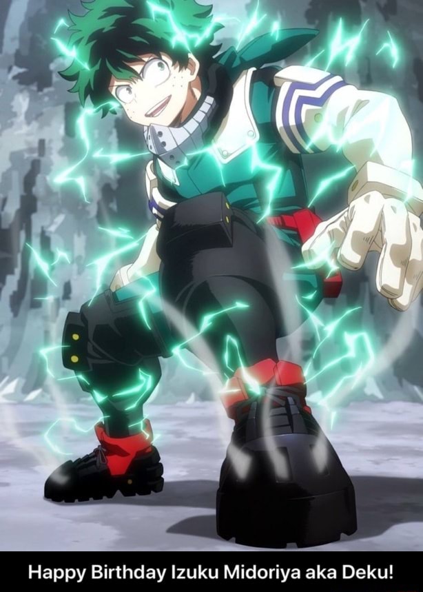 Happy Birthday Izuku Midoriya aka Deku! - Happy Birthday Izuku Midoriya ...