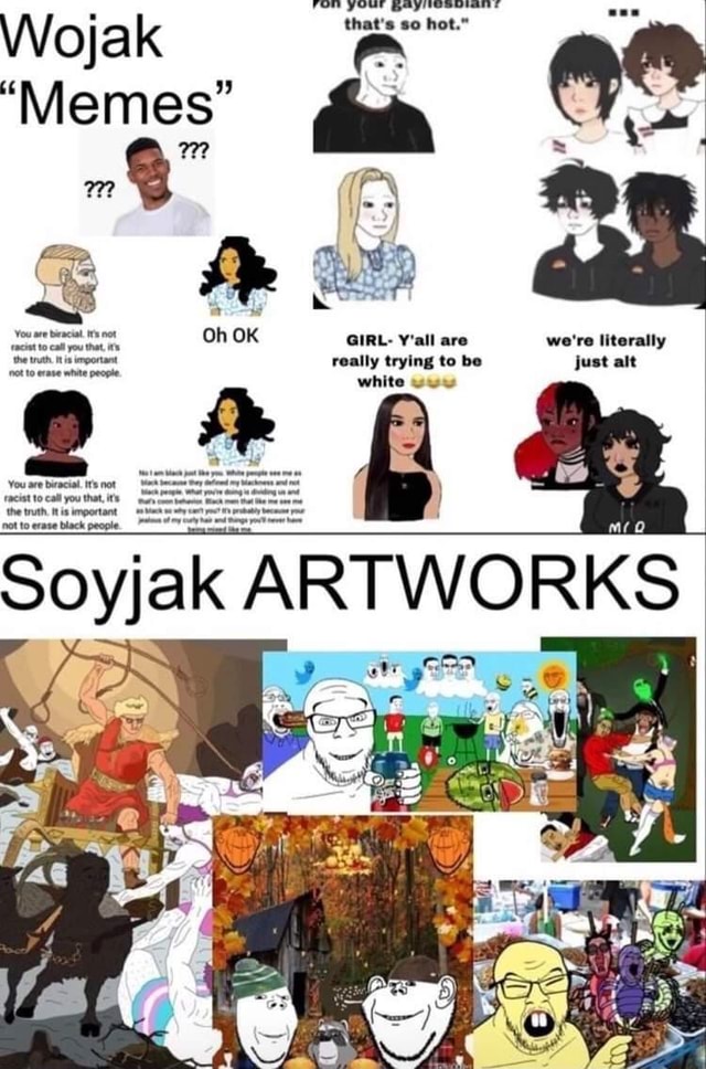 Wojak Memes N 66bb Are And Were Literally You Are Oh Ok Girl Yall