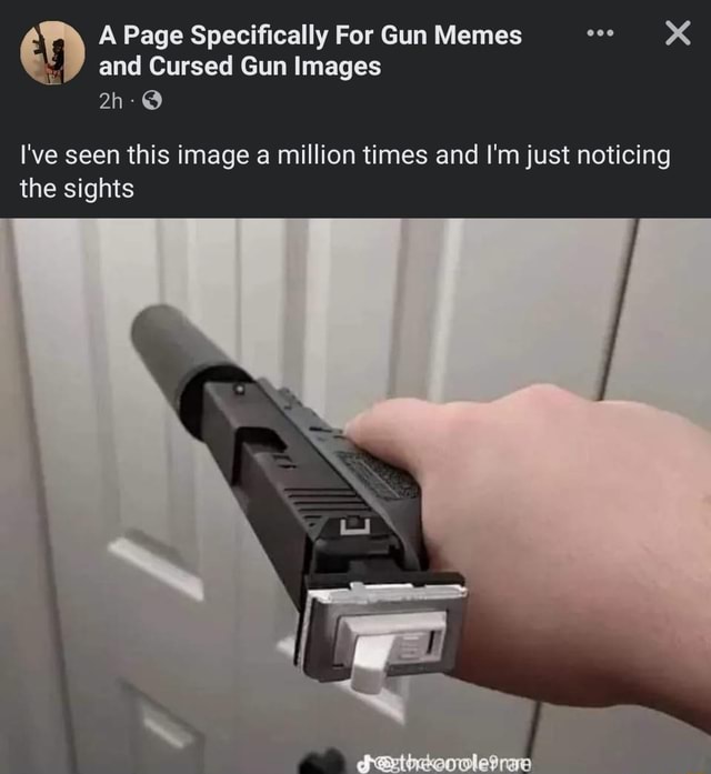 A Page Specifically For Gun Memes and Cursed Gun Images I've seen this ...