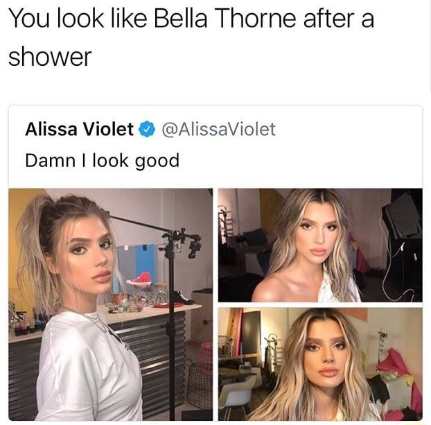 In shower thorne bella Bella Thorne