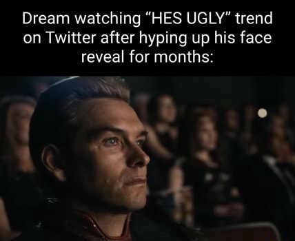 Dream's Face Reveal Had He's Ugly Trending 