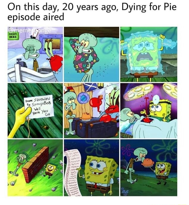 On this day, 20 years ago, Dying for Pie episode aired - iFunny
