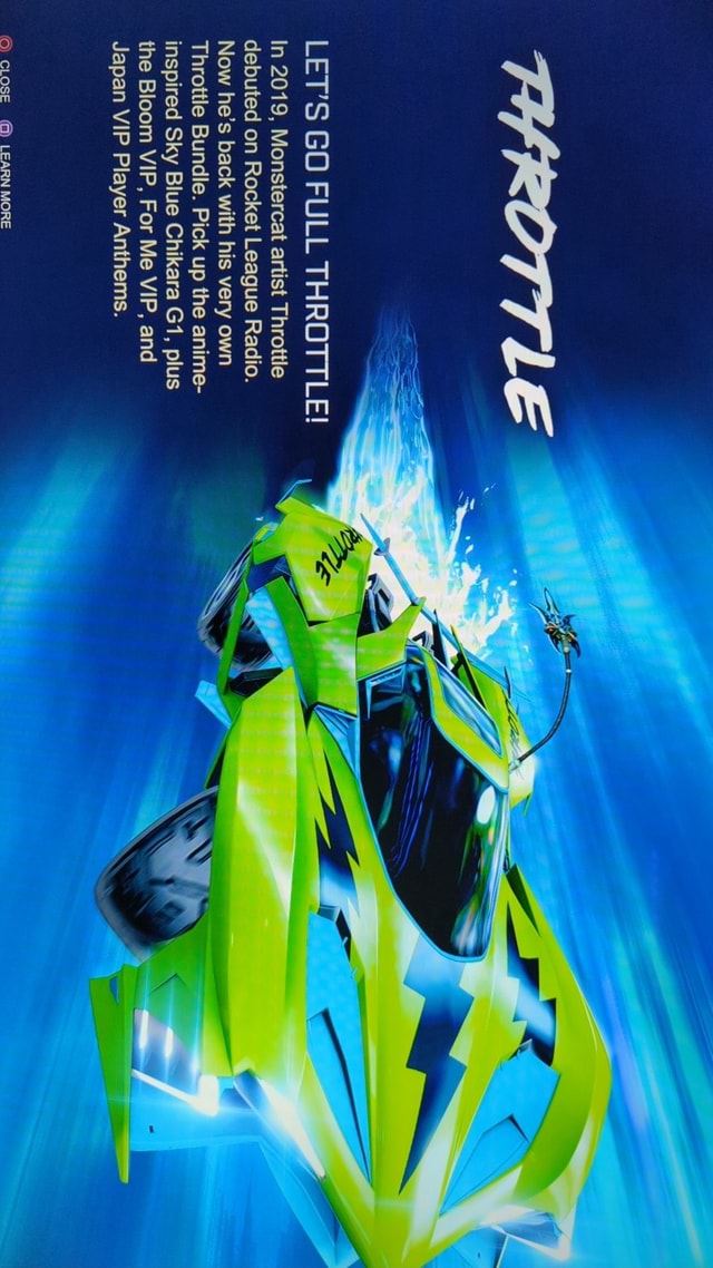 LET'S GO FULL THROTTLE! GO FULL THROTTLE! GO FULL THROTTLE! GO FULL