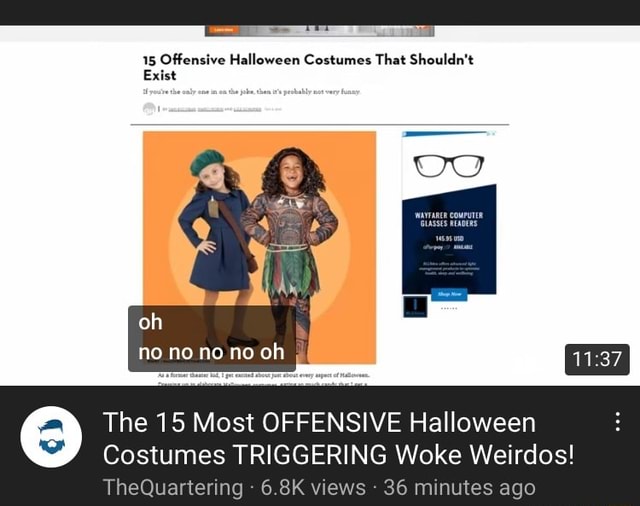 15 Offensive Halloween Costumes That Shouldn't Exist oh no no no no oh