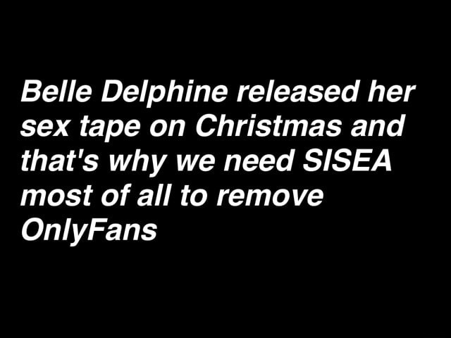 Belle Delphine released her sex tape on Christmas and that's why we