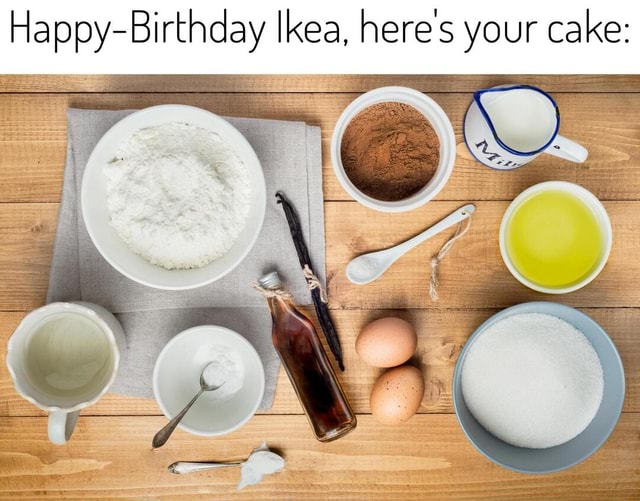 HappyBirthday Ikea, here's your cake iFunny