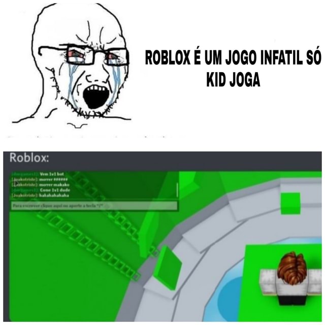 Roblox E Um Jogo Infatil So Kid Joga Roblox - jogo roblox o hospital do mal