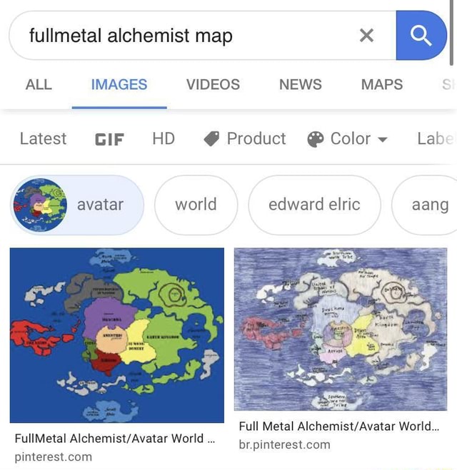 Fullmetal Alchemist World Map - United States Map