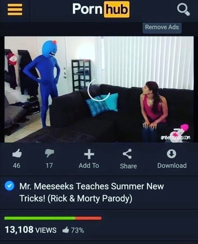 Share @Â® Mr. Meeseeks Teaches Summer New Tricks! (Rick Morty Parody) -  iFunny Brazil