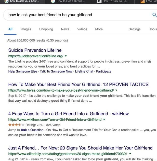 How to ask your best friend to be your girlfriend Q All Images Shopping