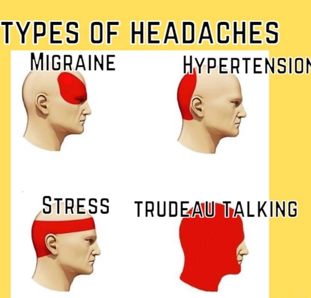 TYPES OF HEADACHES MIGRAINE HYPERTENSION STRESS TRUDEAWAALKING - )