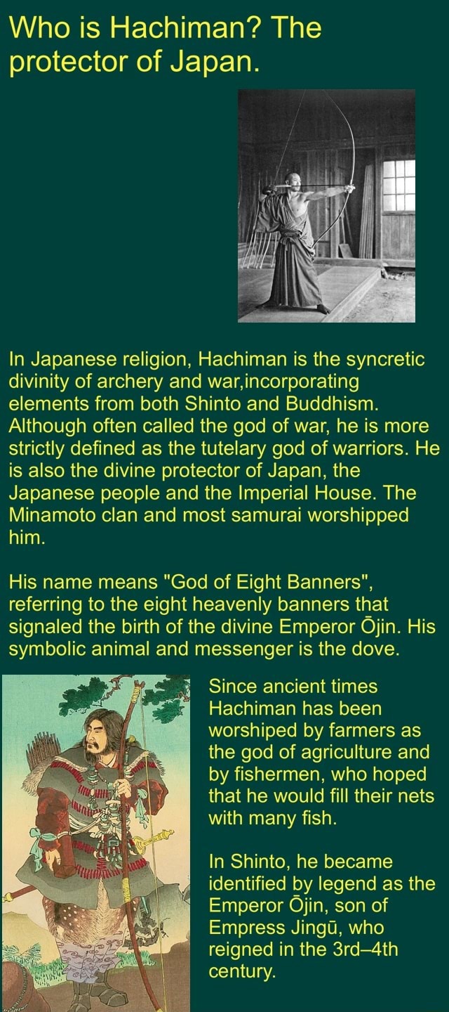 Hachiman: Deified Emperor, War God, Protector Of The Japanese