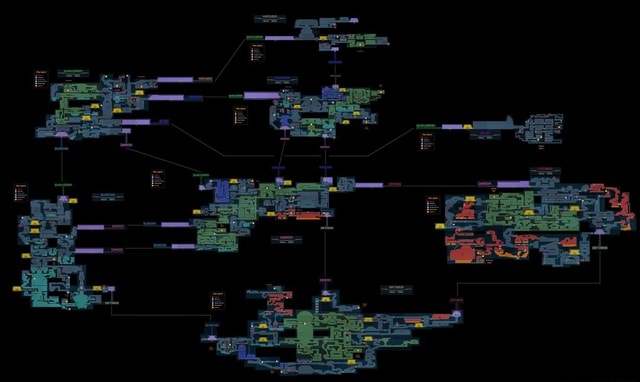 ZDR full interconnected map with item markings, Metroid Dread - iFunny