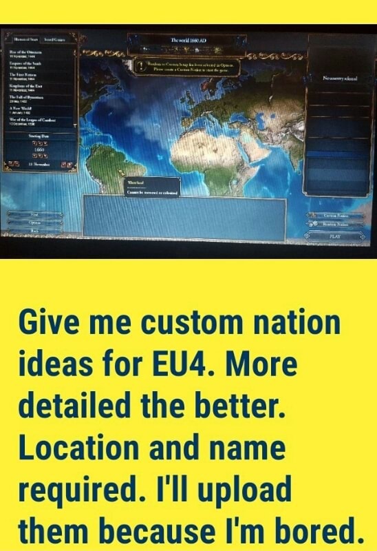 eu4 custom nations ideas