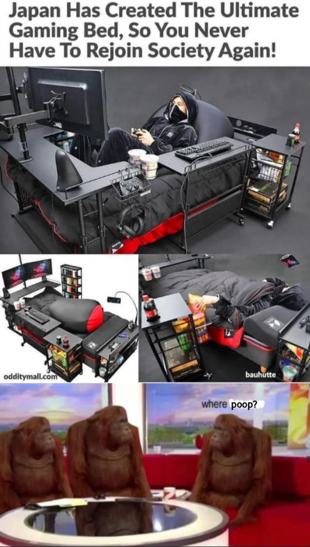 Japan Has Created The Ultimate Gaming Bed, So You Never Have To Rejoin