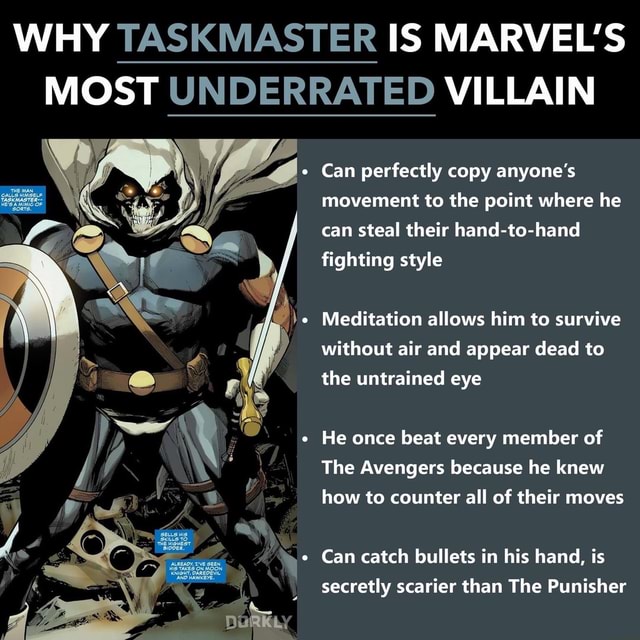 WHY TASKMASTER IS MARVEL'S MOST UNDERRATED VILLAIN - Can perfectly copy