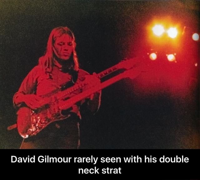 david gilmour double neck