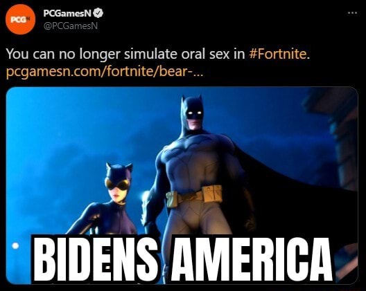 You Can No Longer Simulate Oral Sex In Fortnite Pcgamesn Ge I Fa Ridens America Ifunny 1087