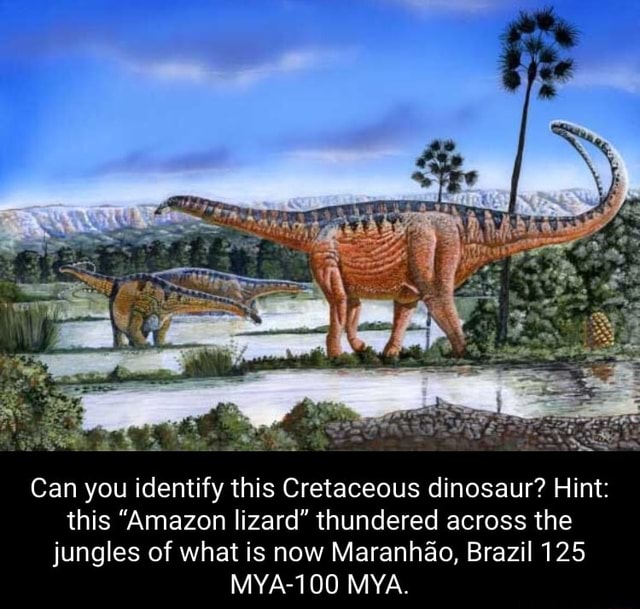 Can you identify this Cretaceous dinosaur? Hint: this 