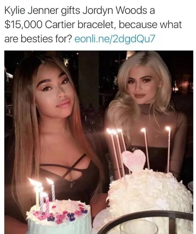 jordyn woods cartier bracelet